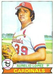 1979 Topps Baseball Cards      444     Aurelio Lopez RC